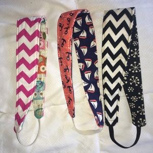 Accessories - Set of 3 Reversible Headbands! Accessories - Set of 3 Reversible Headbands!
